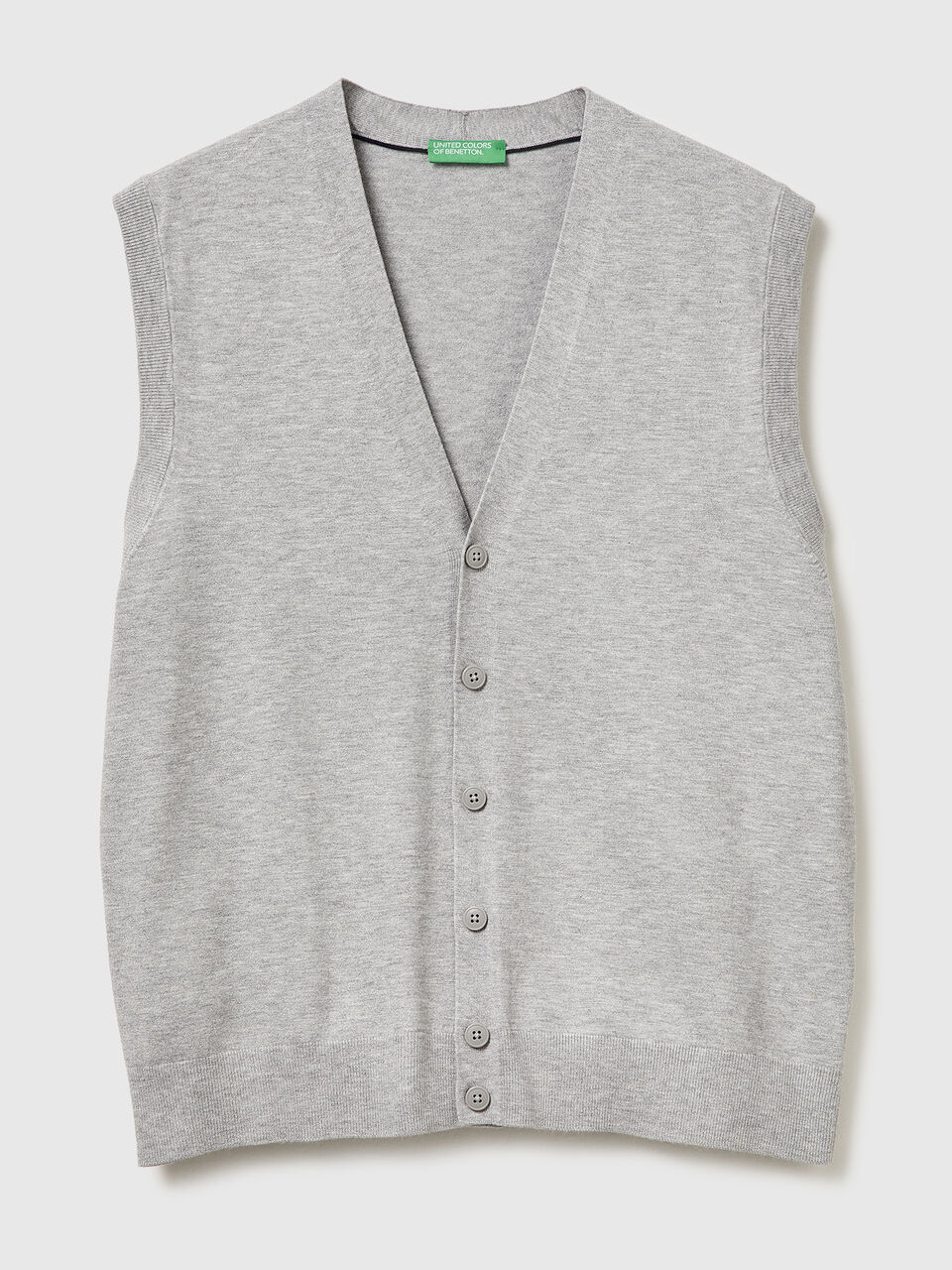 S/L V NECK SWEATER Men image number 1