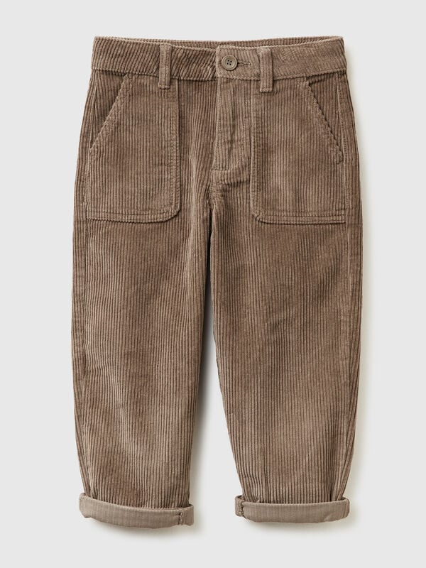Balloon fit velvet trousers Junior Boy
