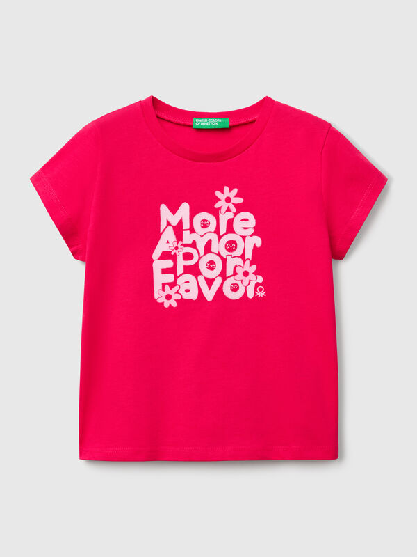T-shirt with neon print Junior Girl