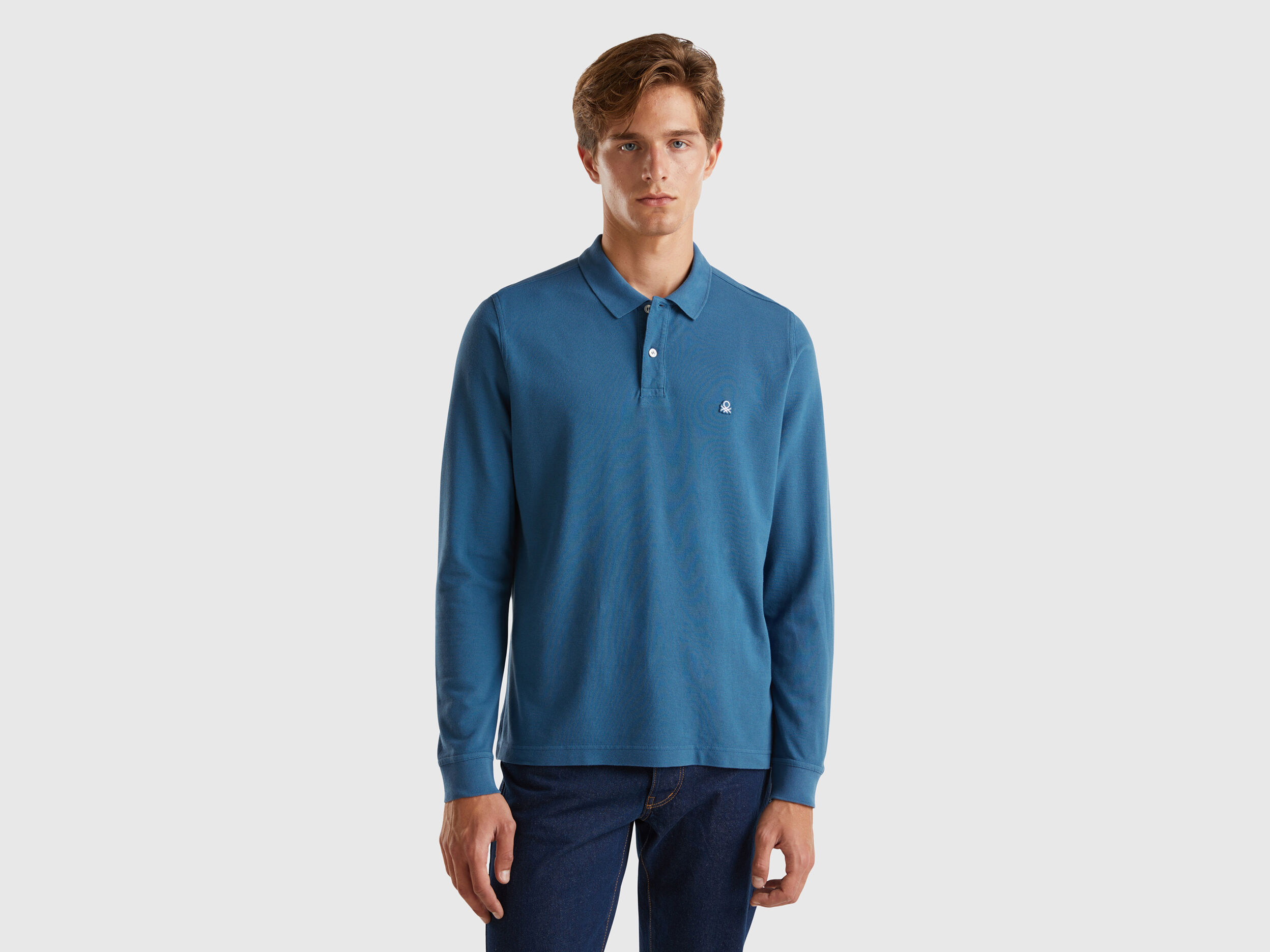 Polo manica lunga benetton new arrivals