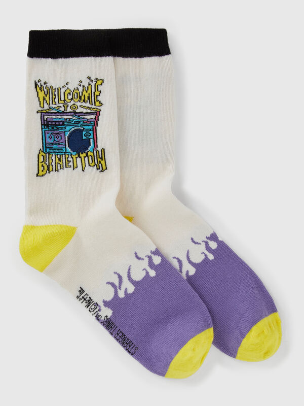 Socks with Stranger Things graphics Junior Boy