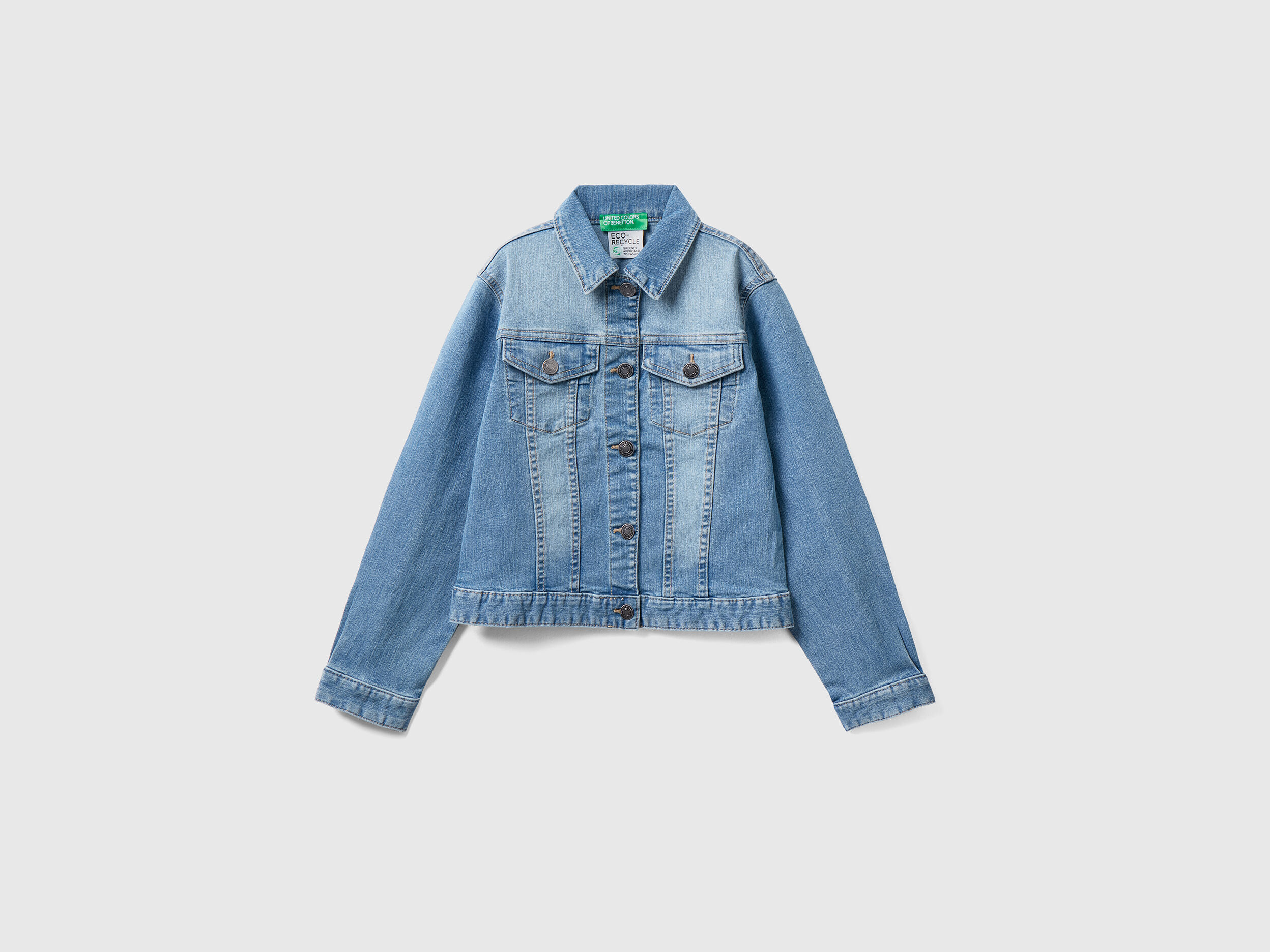 Giubbotto jeans outlet benetton bambina