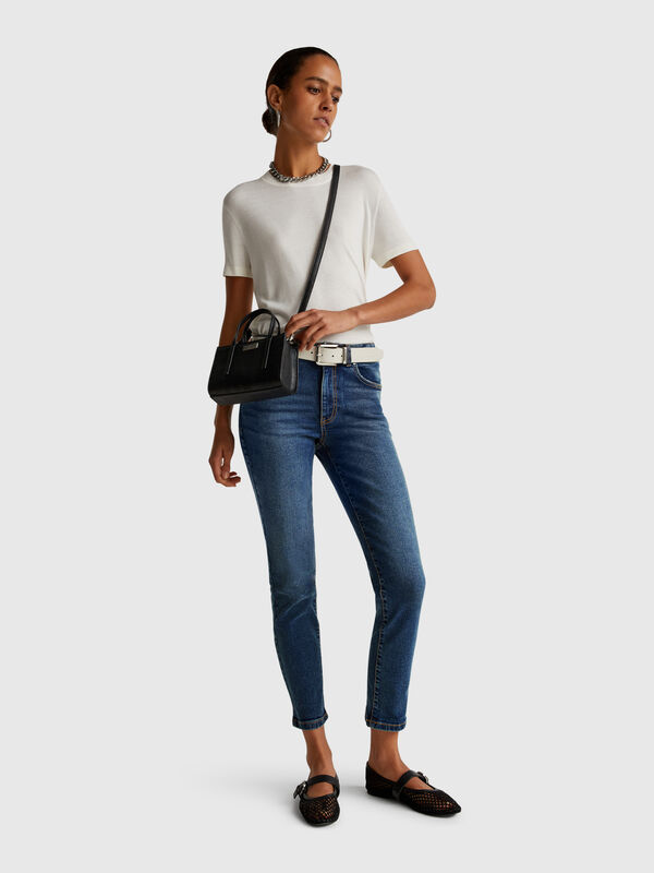 Slim fit high-waisted jeans Women