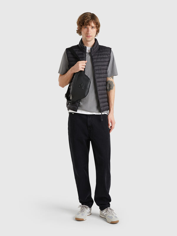 Regular fit denim chinos Men