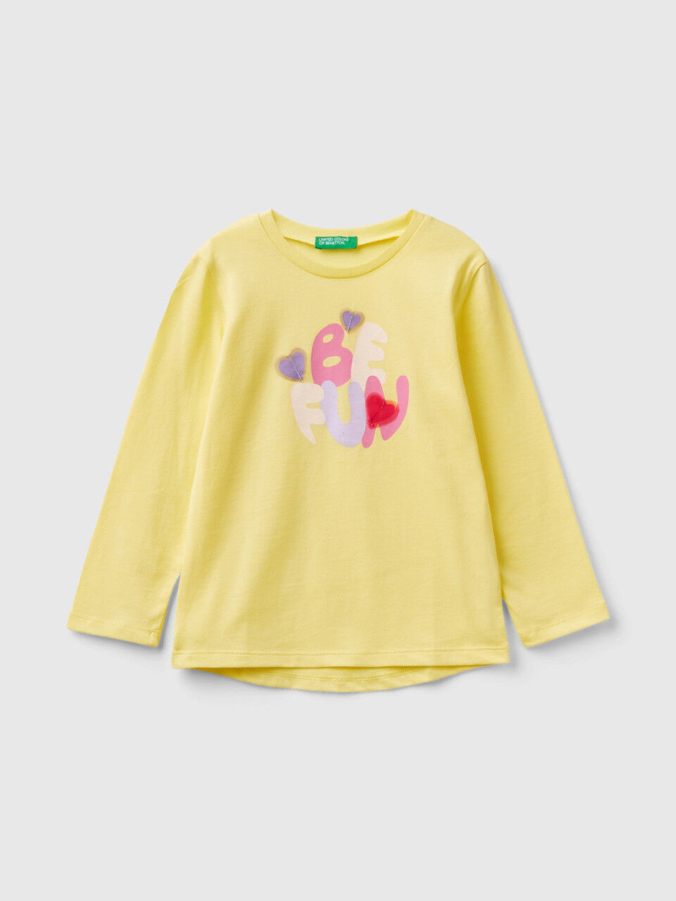 Girls yellow long sleeve t store shirt