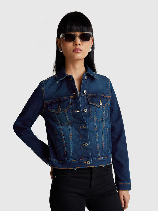 Denim rider jacket Women