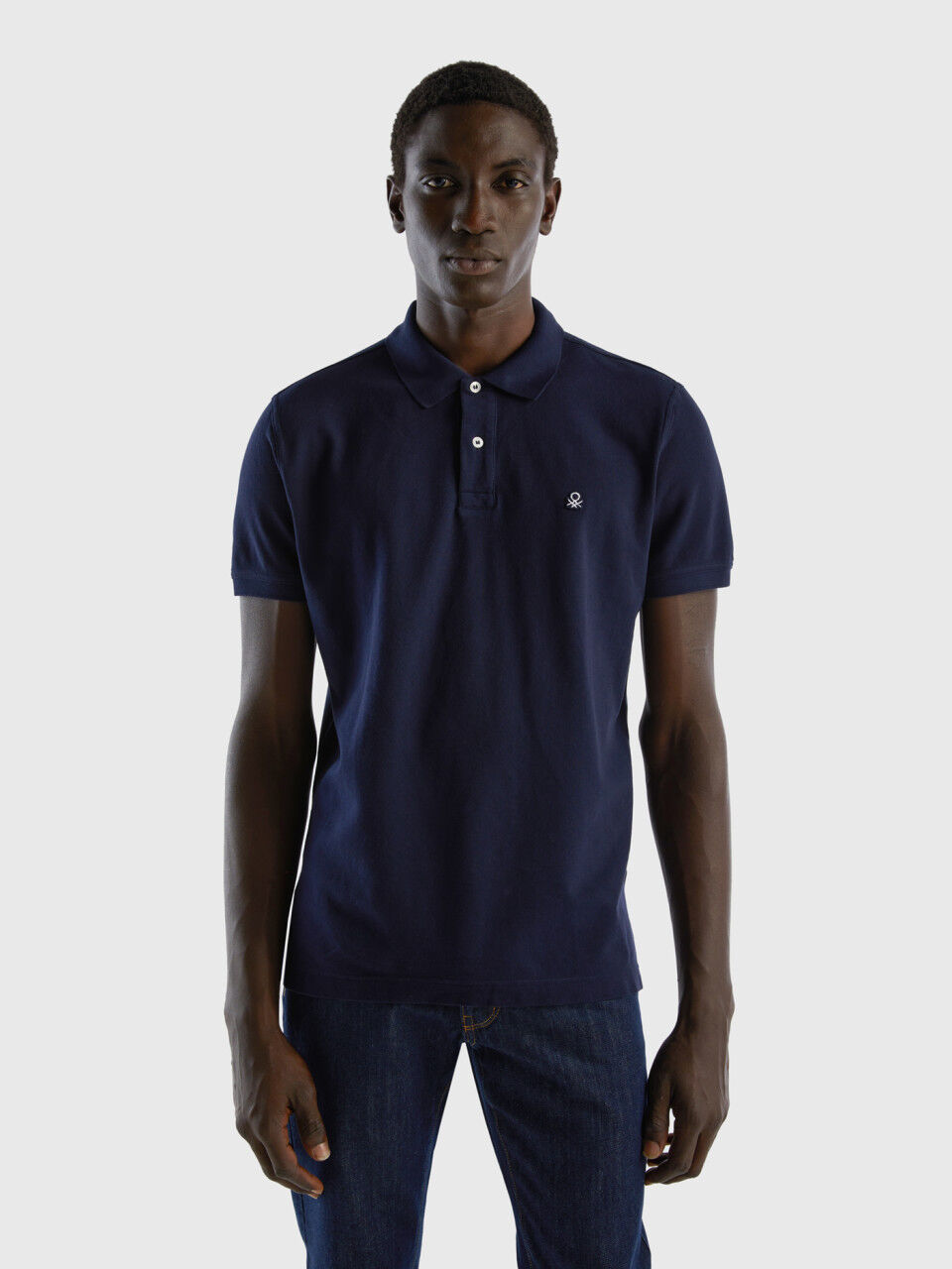 Benetton muscle 2025 fit polo