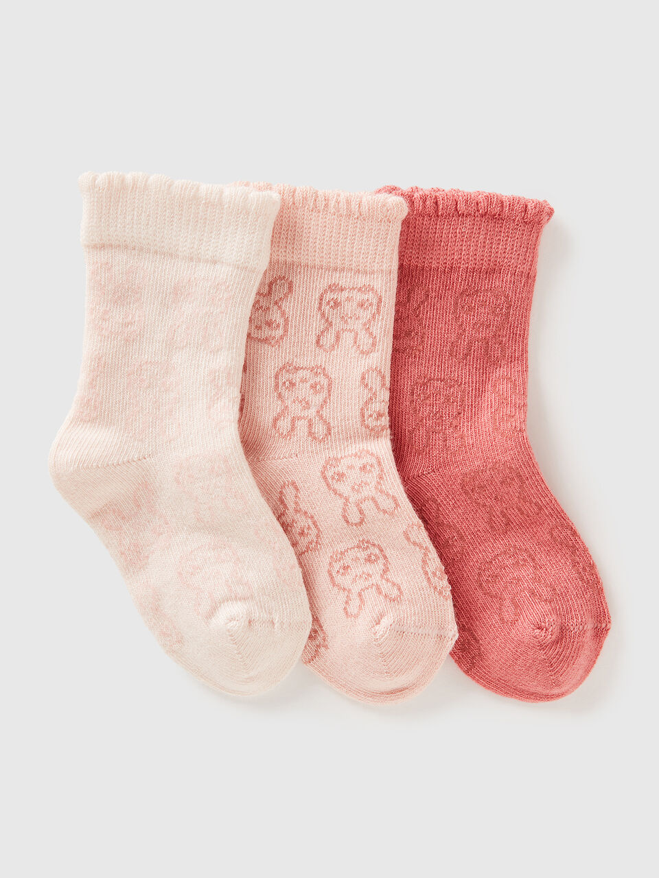 KNITTED SOCKS 3 PAIR New Born (0-18 months) image number 1