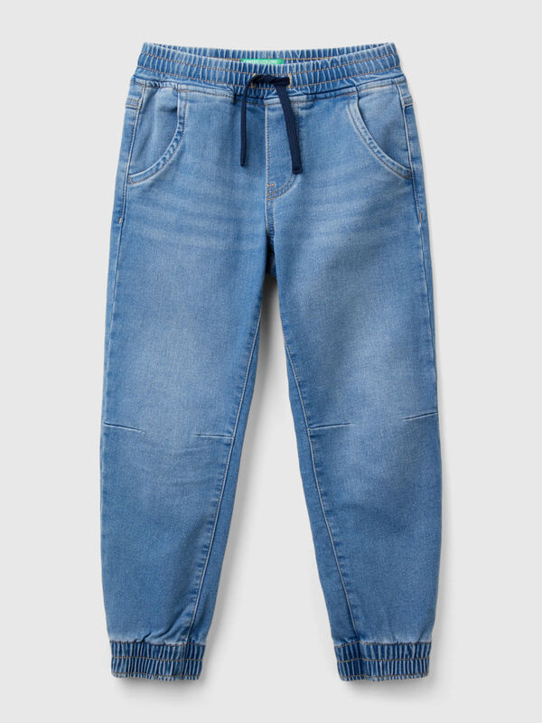 "Eco-Recycle" denim joggers Junior Boy