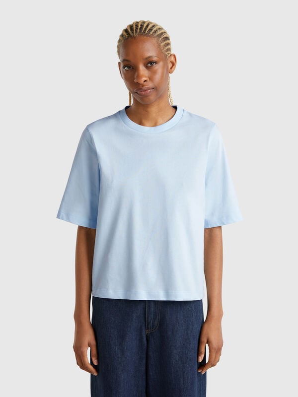 100% cotton boxy fit t-shirt Women