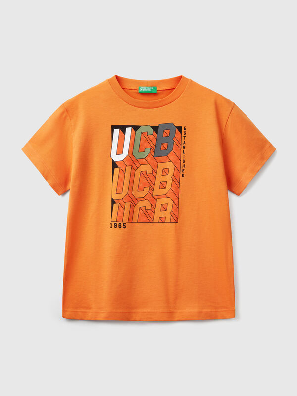 Short sleeve t-shirt in 100% cotton Junior Boy