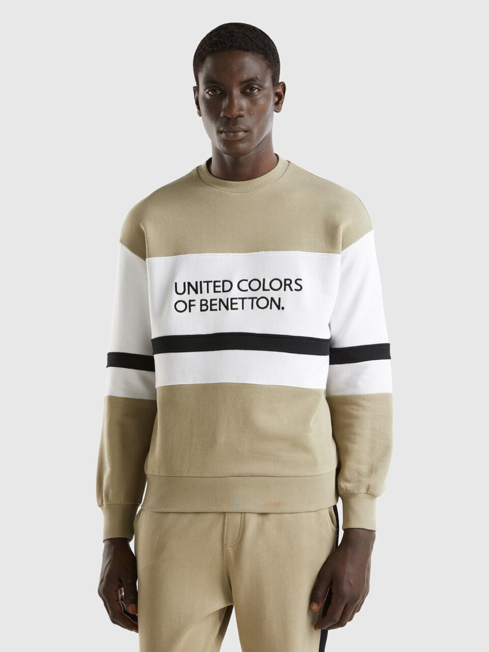 United Colors Of Benetton Men's Cotton Sweatshirt Outlet | head.hesge.ch