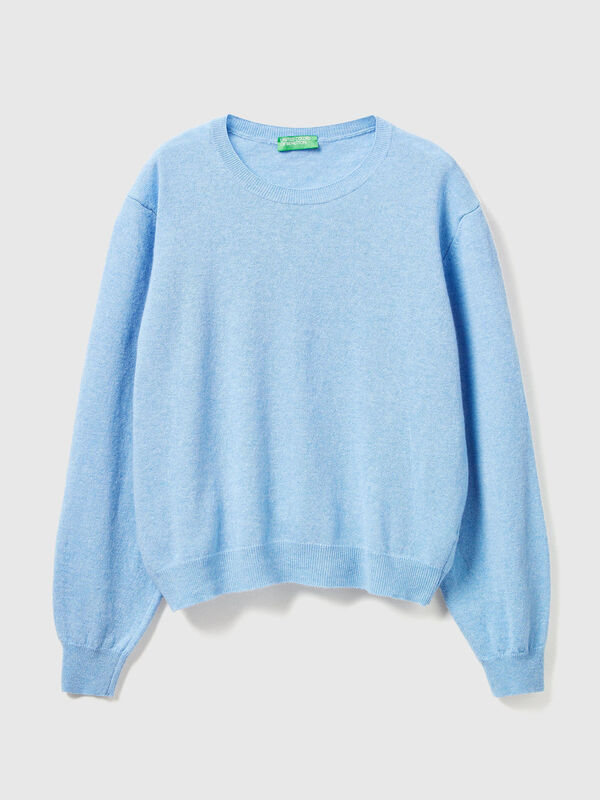 Relaxed fit pure Merino wool sweater Women