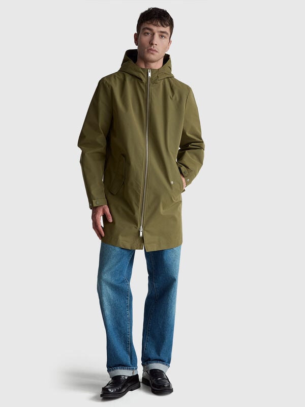 Cotton blend parka Men
