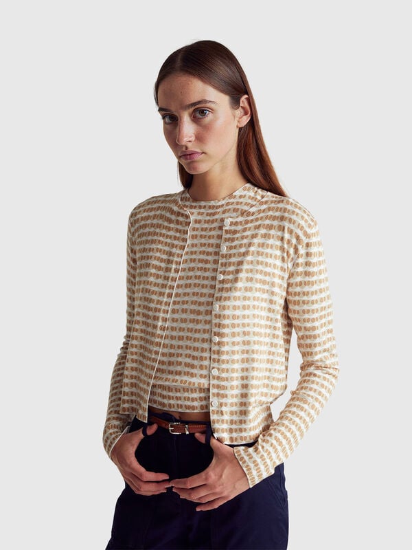 Cardigan with graphic print Women