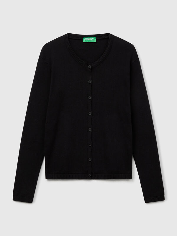 Black 100% cotton cardigan Black 100% cotton cardigan Women