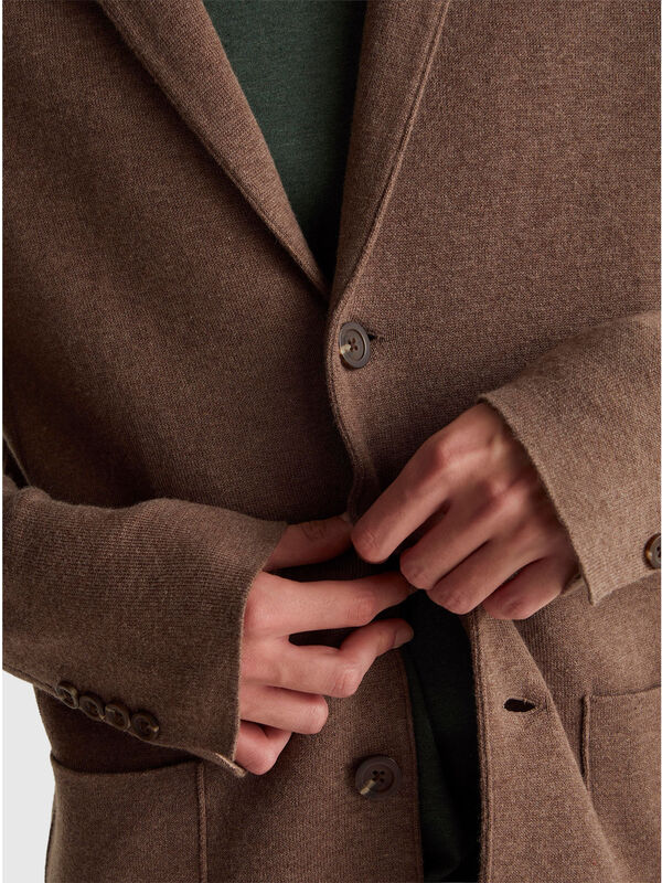 Knit blazer Men