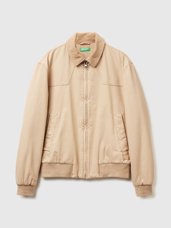 Padded jacket in pure cotton Men