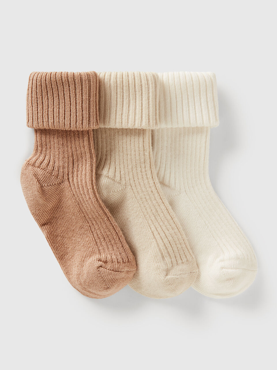 KNITTED SOCKS 3 PAIR New Born (0-18 months) image number 1