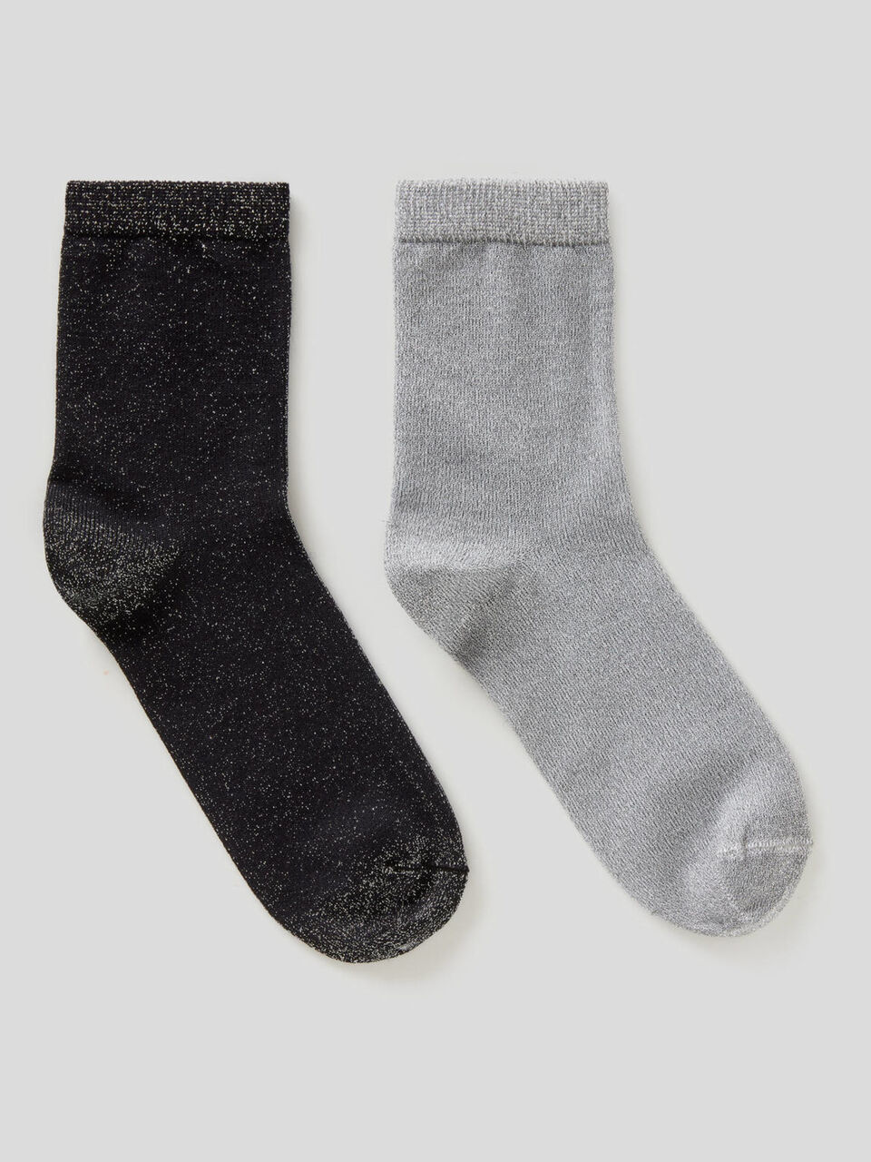 Two pairs of socks with lurex thread Junior Girl image number null