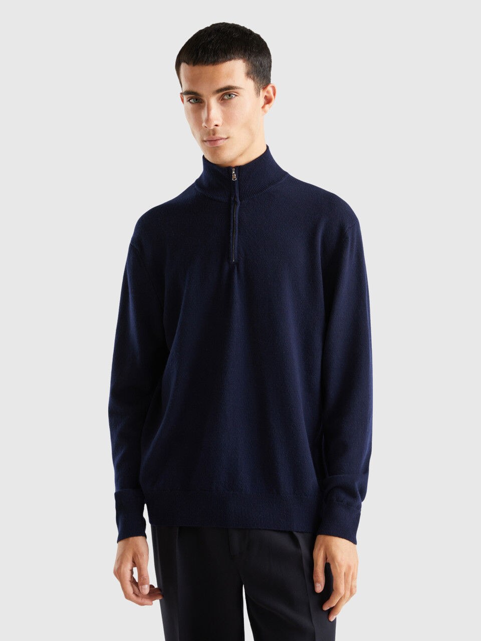 Men's High Neck Sweaters New Collection 2023 | Benetton