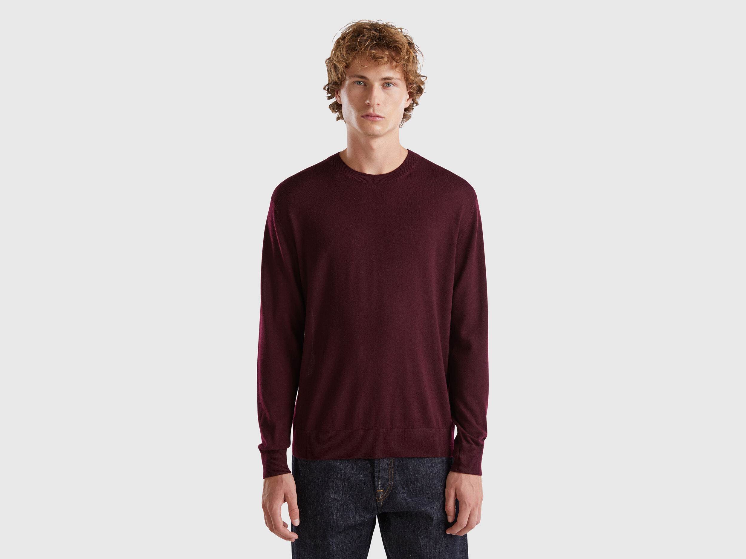 Men's dark purple sweater clearance