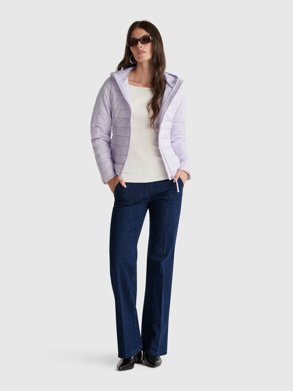 Flared jeans with zip Women