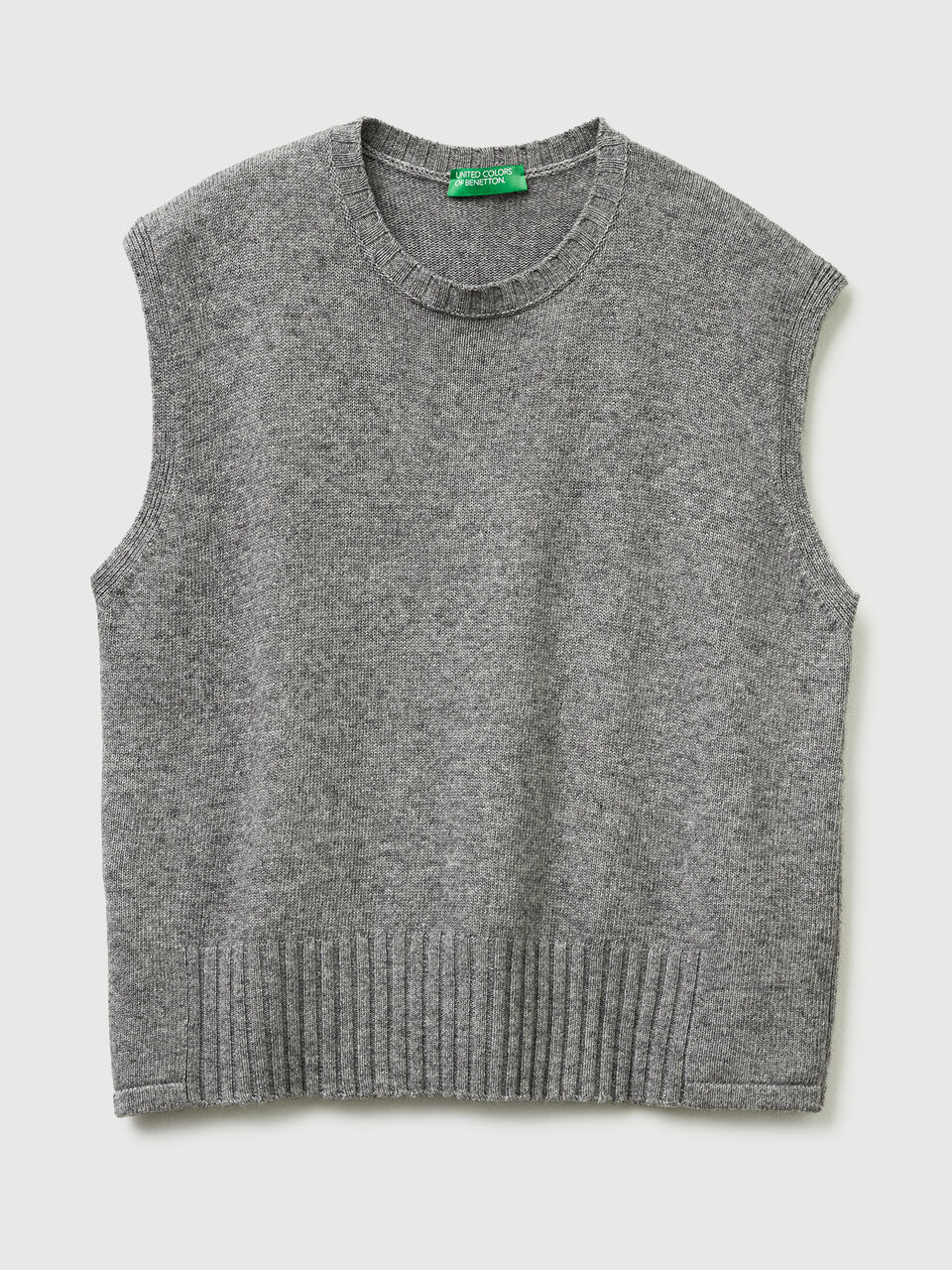 SLEEVELESS SWEATER Women image number 1