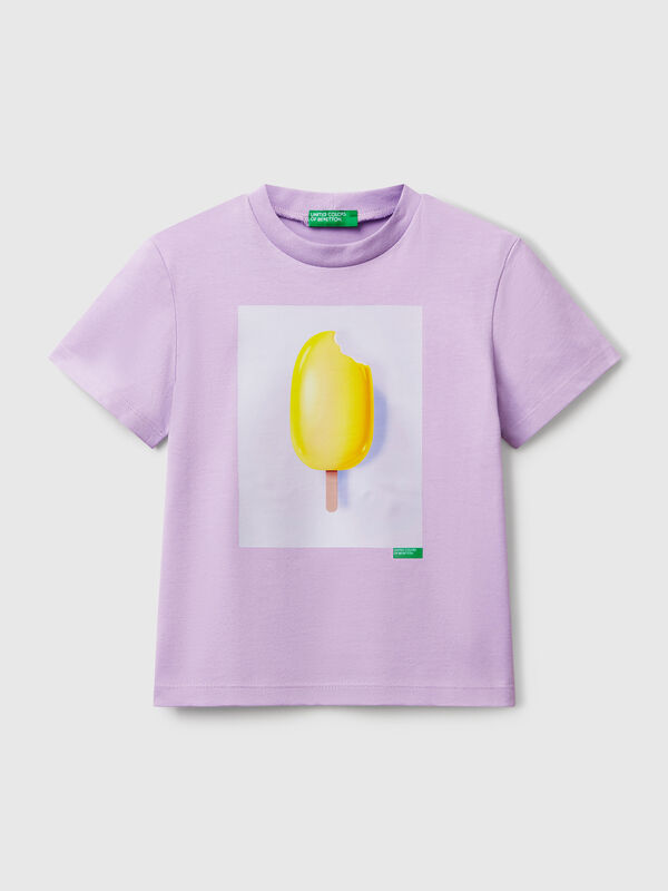 T-shirt with ice cream print Junior Boy