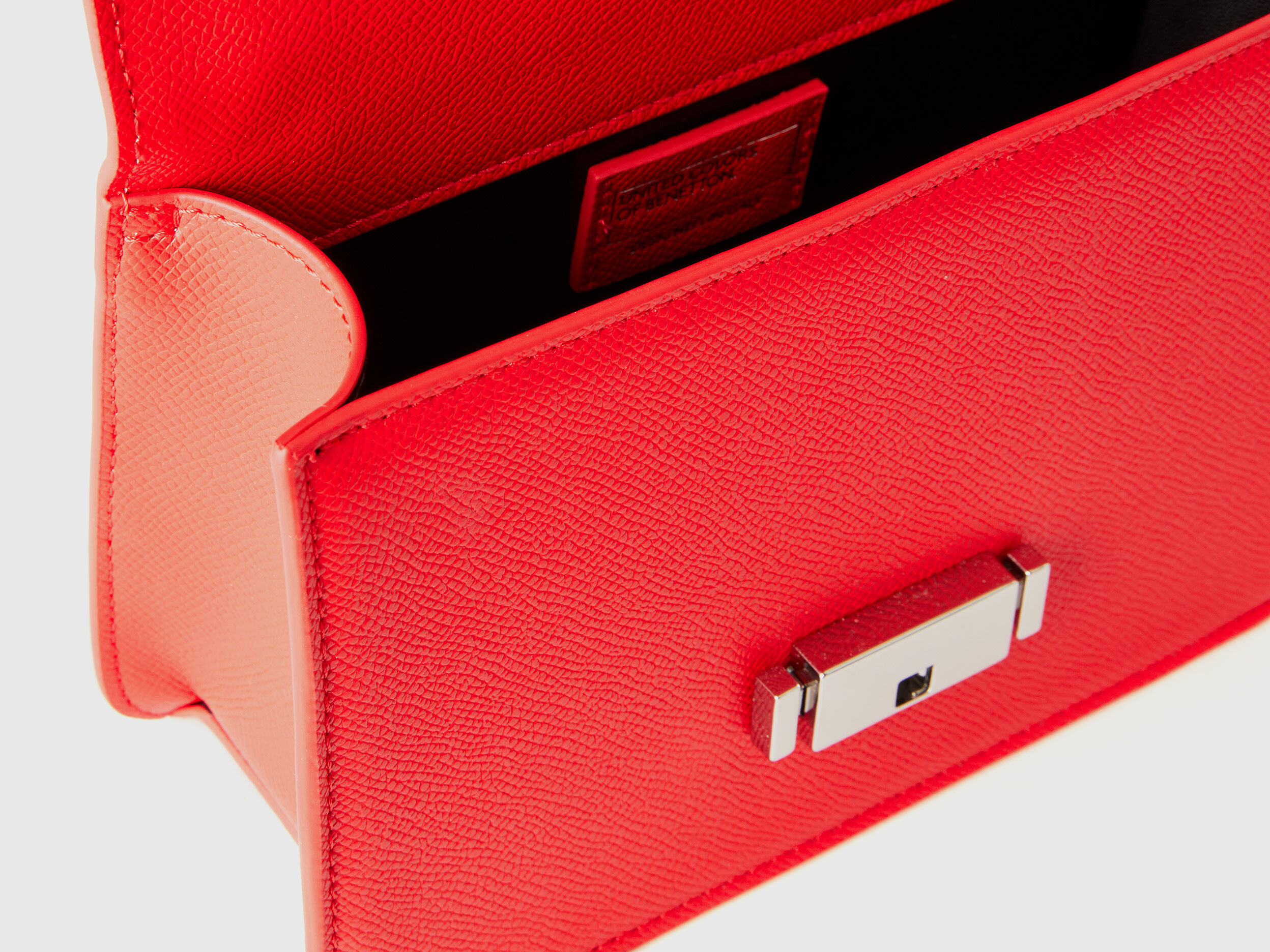 Benetton red bag price clearance