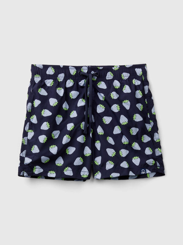 Swim trunks with strawberry pattern Junior Boy