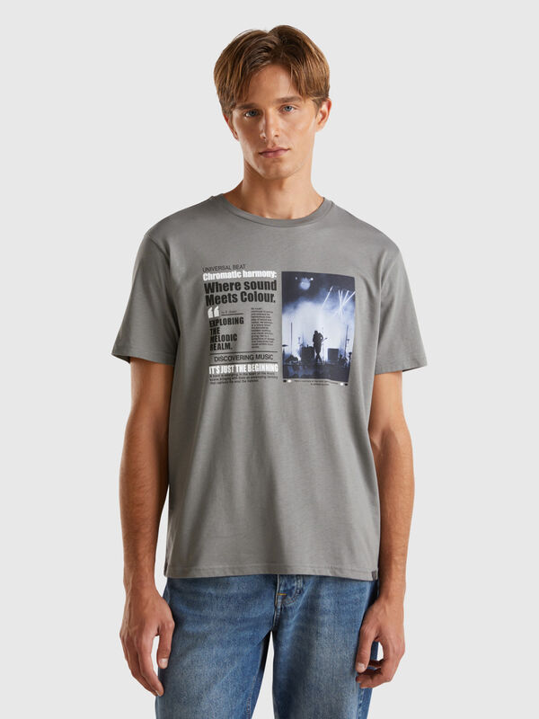 T-shirt with photographic print Men