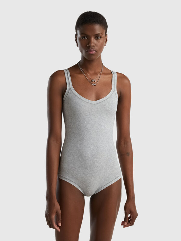 Super stretch organic cotton bodysuit