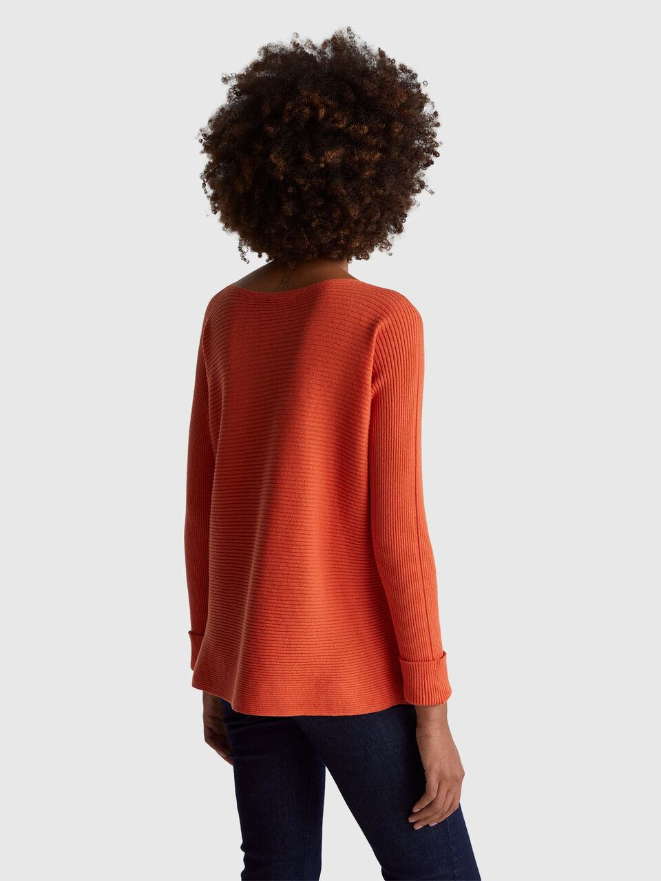 BOAT-NECK SWEAT.L/S Women image number null