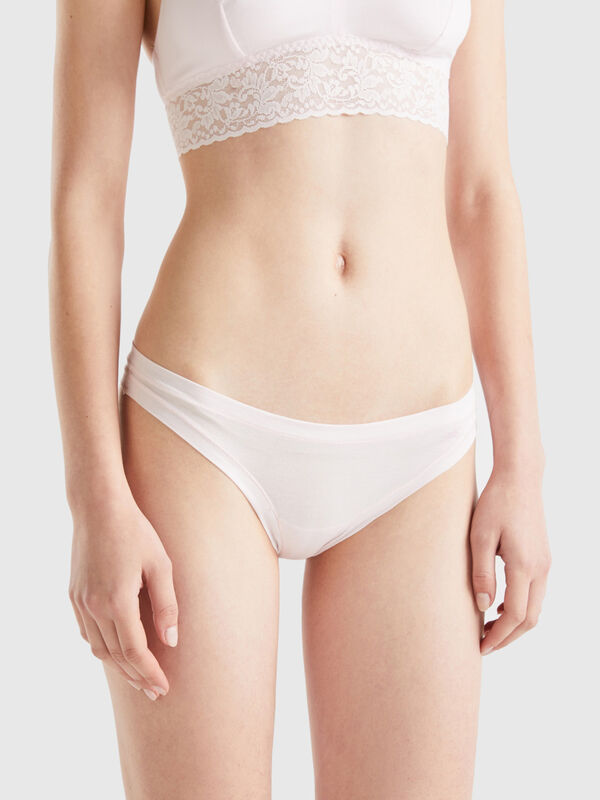 Brazilian underwear in super stretch organic cotton