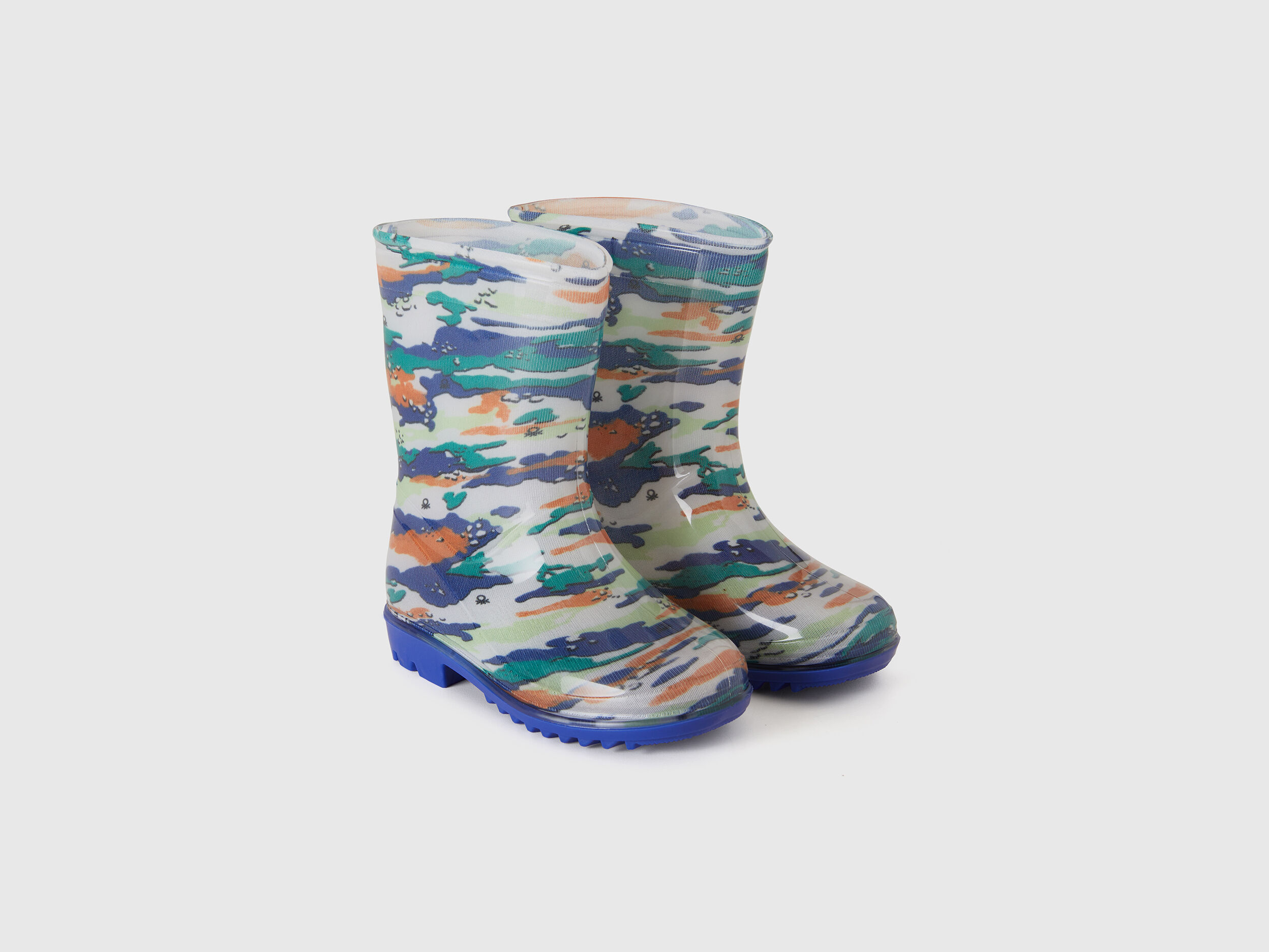 Rubber rain boots Multi color Benetton