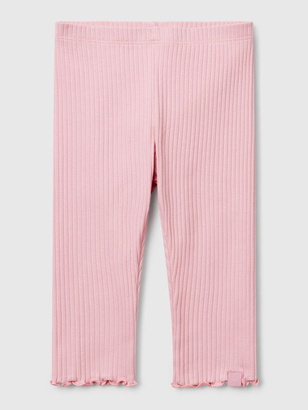 Stretch cotton leggings Junior Girl