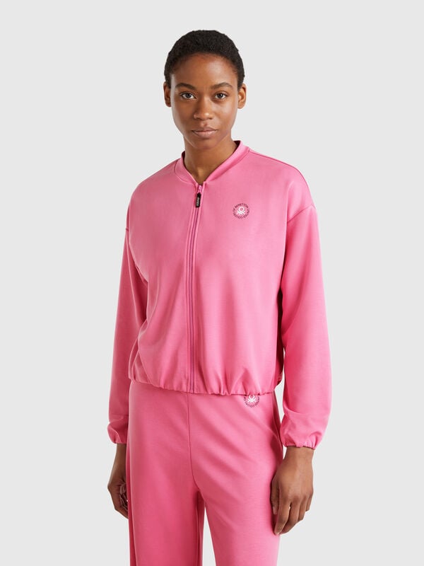MODAL® zip-up sweatshirt Women