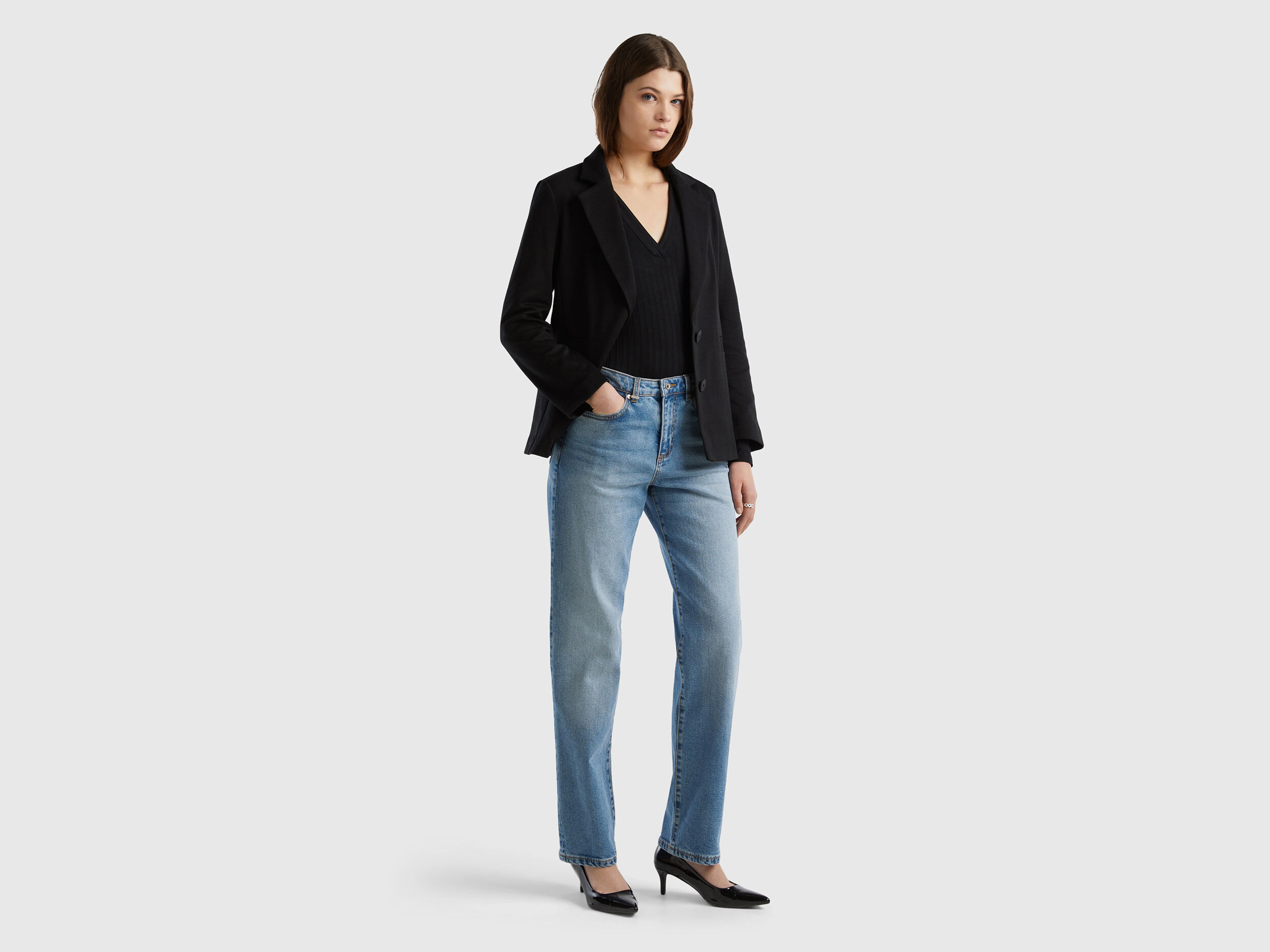 Jeans benetton regular clearance