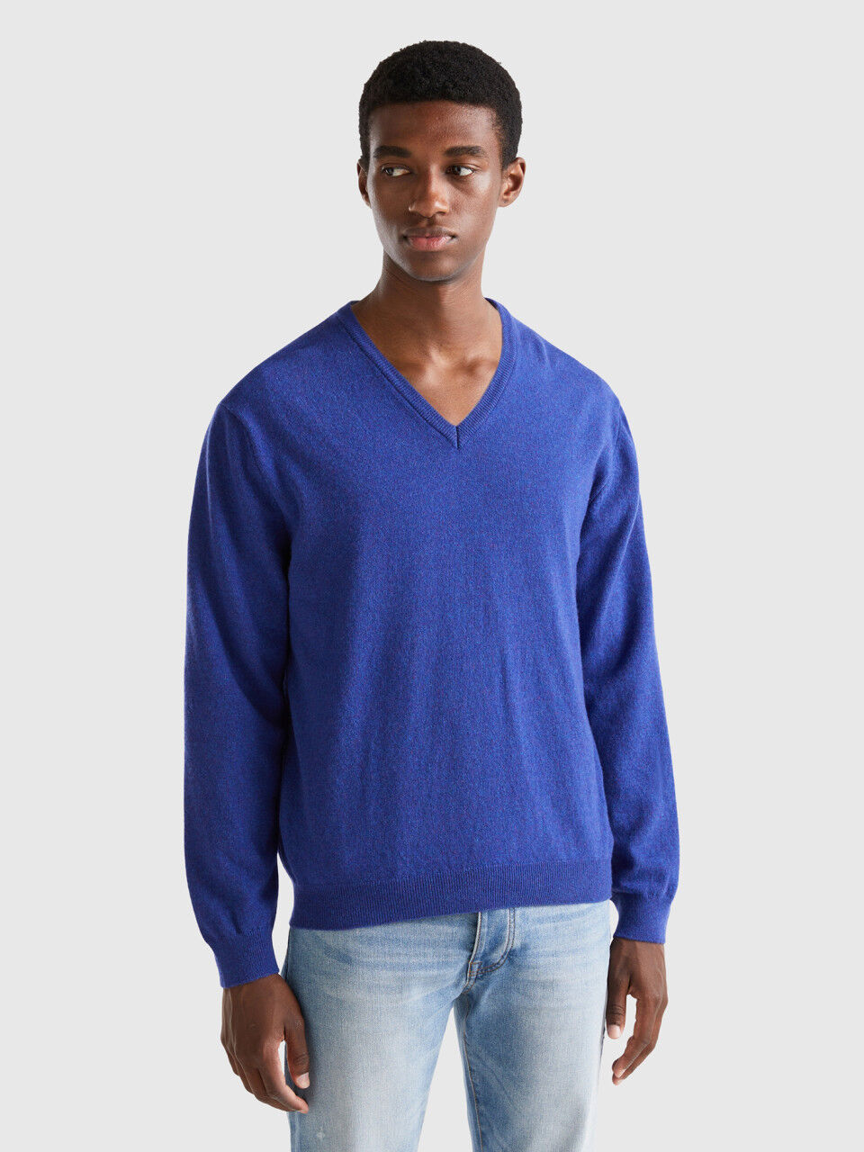 Merino wool v neck sweater sale