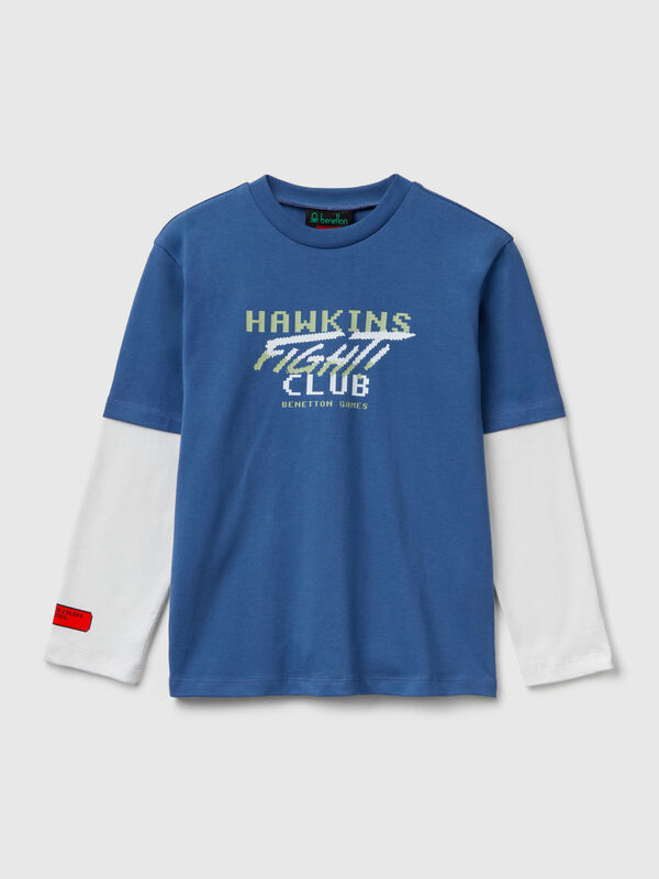 T-shirt with Stranger Things print Junior Boy