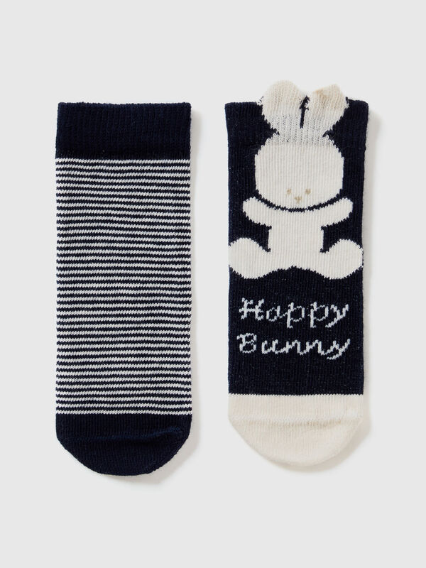 Socks set in organic cotton blend
