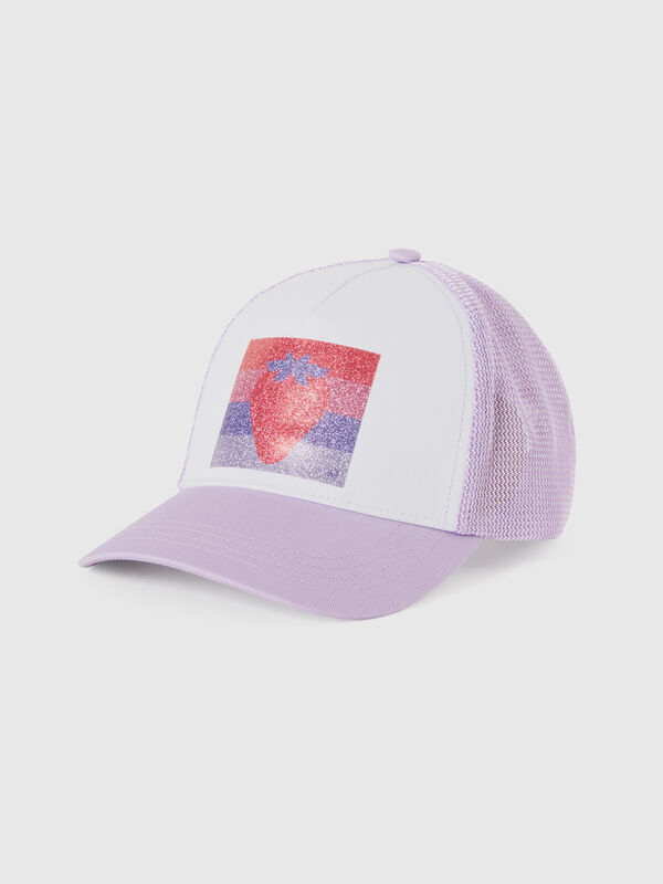 Baseball hat in cotton and mesh Junior Boy