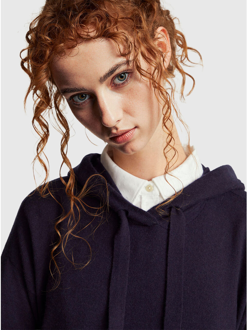 SWEATER W/HOOD Women image number null