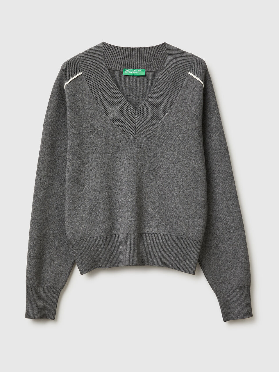 V NECK SWEATER L/S Women image number 1