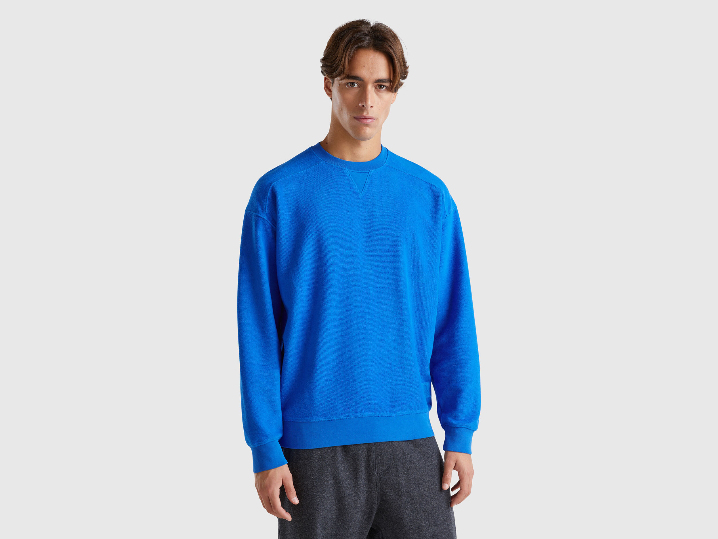 Men's sweatshirts without hoods best sale