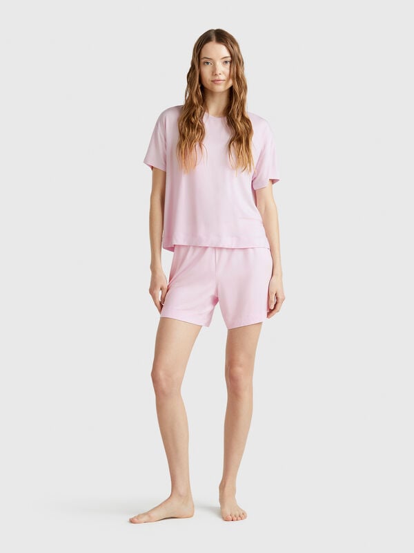 Shorts in stretch Modal Women