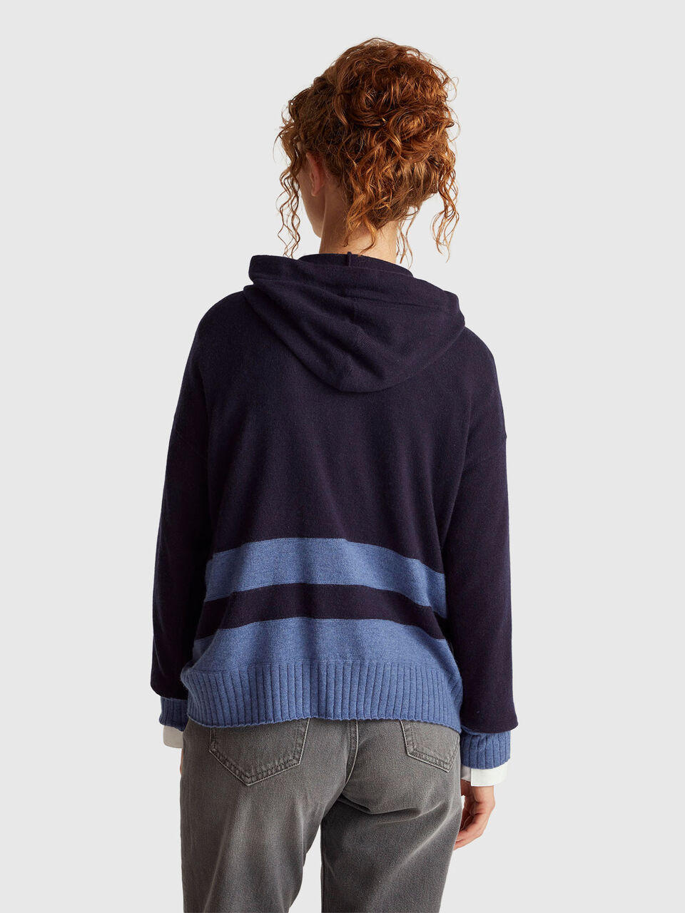 SWEATER W/HOOD Women image number null