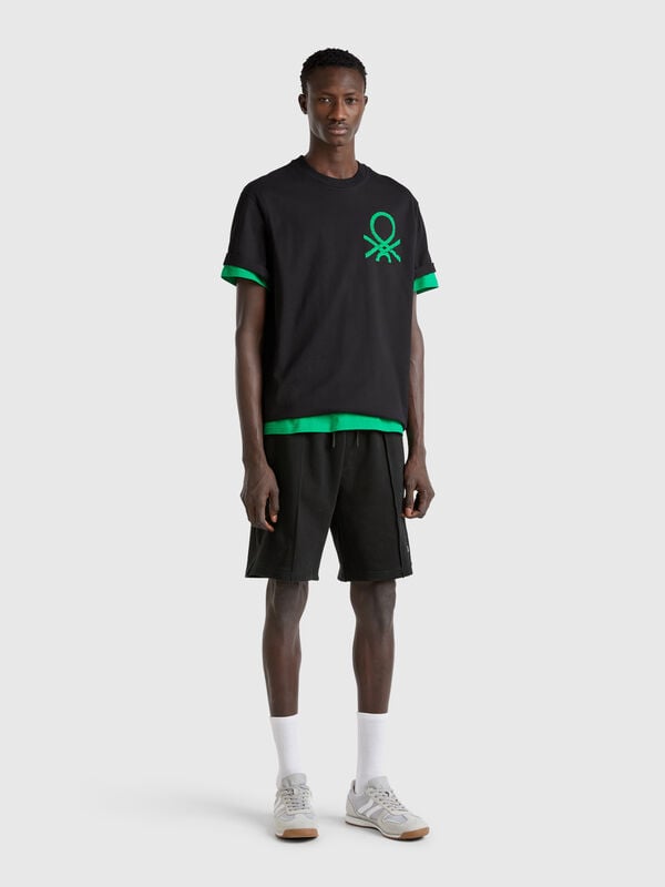 Bermudas in cotton sweat Men