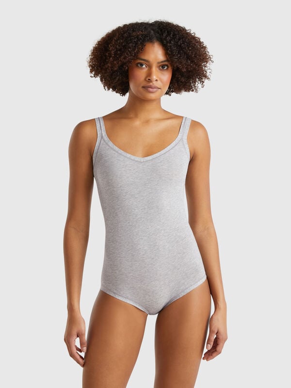 Super stretch cotton bodysuit Women